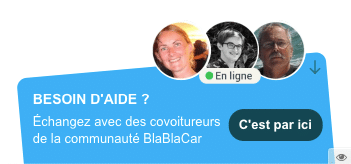 Aide blablacar