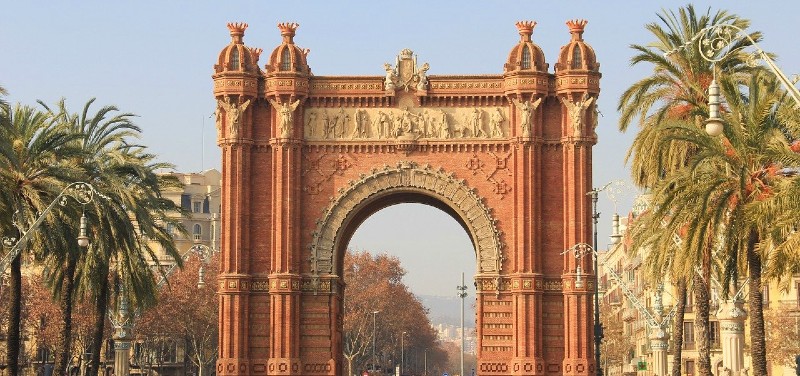 Découvrir Barcelone Arc de Triomphe