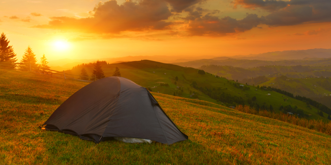 camping en montagne