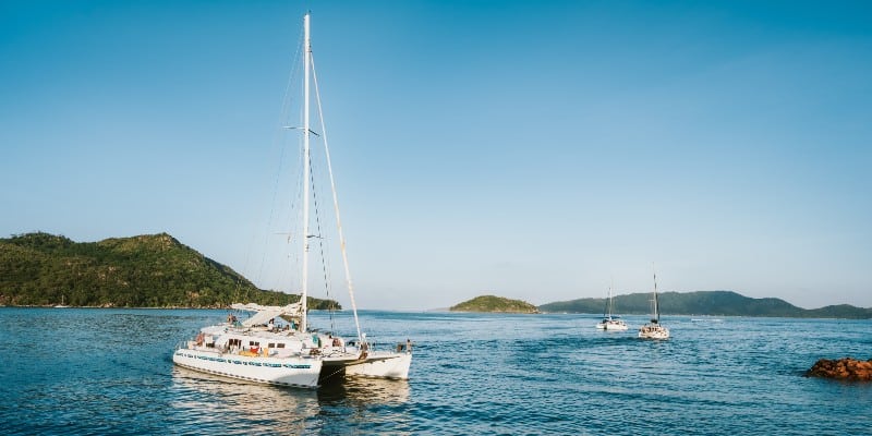 Catamaran en martinique