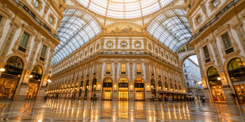 voyage en italie galleria Vittorio Emanuele II