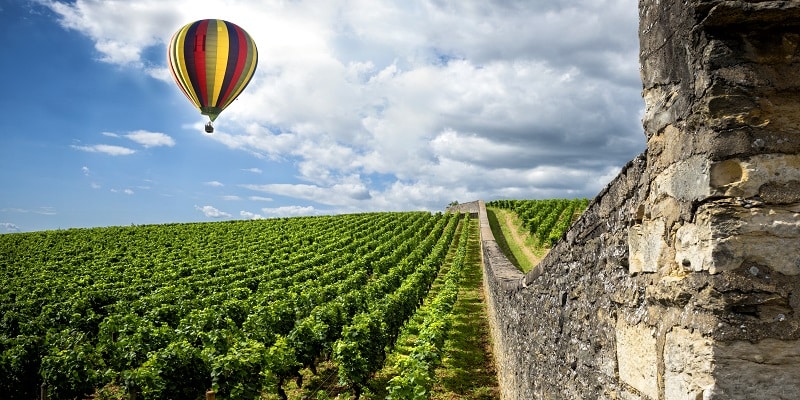 vol en montgolfière