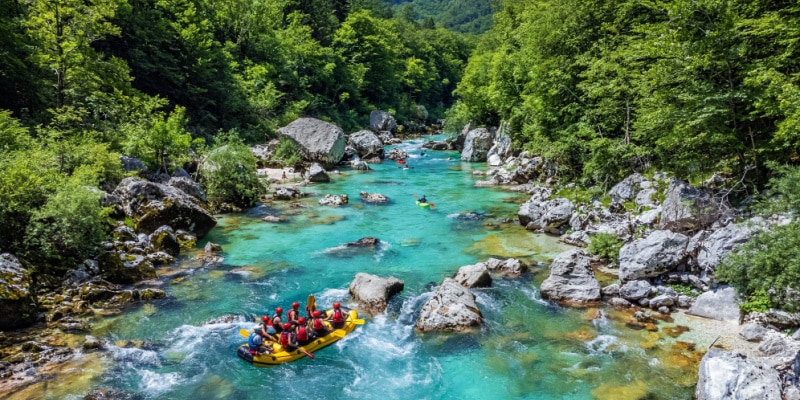 voyage d'aventure rafting